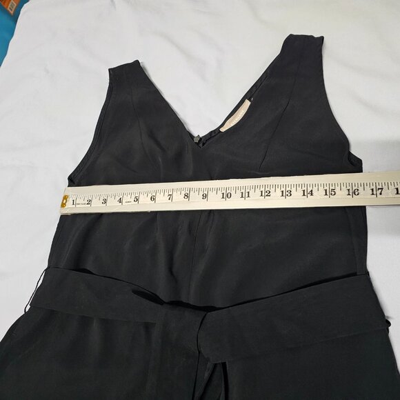 Everlane The Ultimate Crop Jumpsuit Women's Size 4 Black Wide Leg - Picture 13 of 14